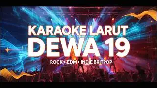 Karaoke Larut &ndash; Dewa 19 | Rock &bull; EDM &bull; Indie Rock Britpop By SquidNT