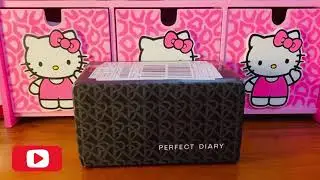 Unboxing Perfect Diary Weightless Soft-Velvet Blurring Loose Powder!