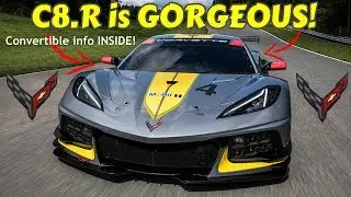 The C8.R Corvette REVEALED! C8 Corvette Convertible Pricing, Weight, and MORE!