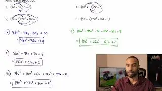 Polynomials & Factoring (overview)