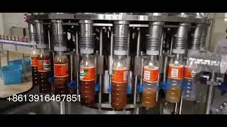 6000-7000BPH Soy sauce, fish sauce bottle rotary filling capping monoblock machine filling line