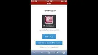 NO Jailbreak - Install iTransmission - Native BitTorrent Client For iOS!