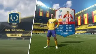 SEVEN CLUB CHALLENGE CHEAPEST SOLUTION! SQUAD BUILDING CHALLENGE! FIFA 17!