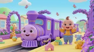 Colors Train Adventure Song | kids nursery rhymes | Baby Song, Learn Colors for Toddlers 🚂🌈