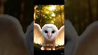 Cute White Baby Owl Close-Up 😍#shorts#viral#owl#whiteowl