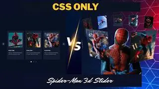 3D Slider Tutorial | HTML & CSS Only | No Javascript