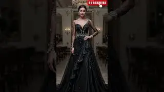 Black Wedding Dress with Modern Modest Design #weddinginspiration #weddingdresses#elegantbride