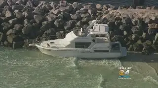 Abandoned Boat Found By Jetty In Government Cut