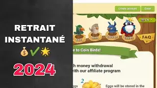 retrait de 10$ sur golden farm/ coin birds en 2024/ @freemoney2273