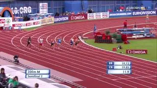 200m Men's Semifinal 2 - European Athletics Championships 2016