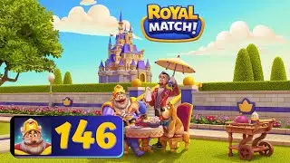 Royal Match 👑 - Area 146 - Fire Pit - Gameplay