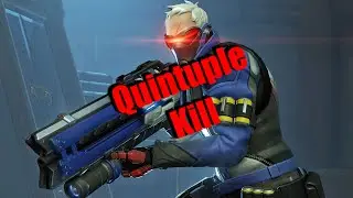 My first Quintuple Kill | Overwatch