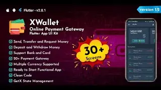 XWallet - Online Payment Gateway Flutter App | AppDevs