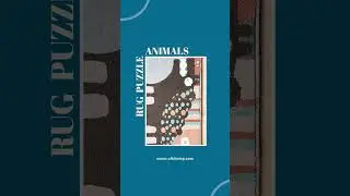 Let your child's imagination run wild with our fun Puzzle Animals rug! 🐾