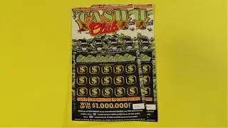 SOOD 826: TWO $10 CASH CLUB Florida Lottery Scratch Tickets