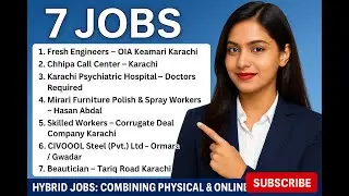 Top 7 Latest Jobs in Karachi 2025 | Freshers & Professionals Apply Now