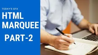 marquee in html | Scrolling Image (Marquee Tag) | TODAY's GFx