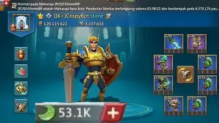 Opening 53k artefak coin & boost troops P.1 - Lord Mobile