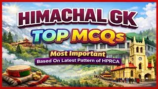 Most Important MCQs of HP GK for HP Patwari / JBT / JOA-IT Based on Latest Pattern of HPRCA 2026