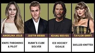 75 Famous Celebrities with Secret Hidden Talents #hollywood