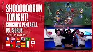 SHOOOOOOGUN TONIGHT! SHOGUN'S PENTAKILL VS. ISG IN 16 LANGUAGES | Worlds 2022