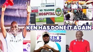 BREAK!! Kennedy Agyapong storms Ho Teaching Hospital with Hospital Equiptments