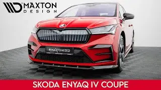 Skoda Enyaq Coupe iV (since 2020) | Maxton Design Splitter Set | Presentation #362