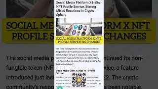 Social Media Platform X NFT Profile Service Big Changes | south korea crypto news #cryptonews #nft