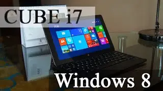 Обзор на CUBE i7 интересный Windows 8 Планшет для путешествий.