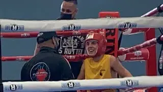 K.W First AMATEUR Boxing Match At The Florida Junior Olympic tournament. 2021