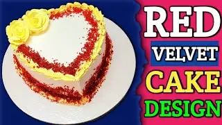 Heart Shape Cake Design | Redvelvet Cake Decoration Ideas