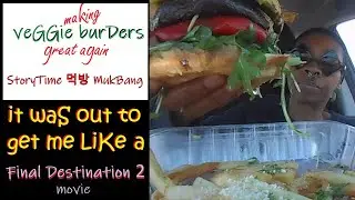 The PerFect BurGer 🍔 Working ShopPer 먹방 MukBang and Social Eating Show with Travel StoryTime