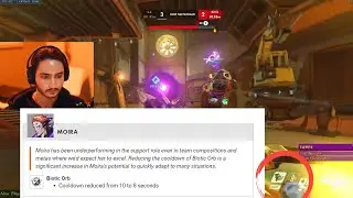 MOIRA INSANE BUFFS -TESLA MOIRA GAMEPLAY OVERWATCH SEASON 27 TOP 500