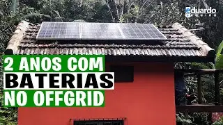 2 ANOS com ENERGIA SOLAR OFFGRID na PRAIA ISOLADA