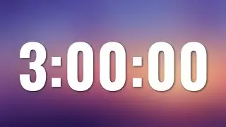 3 Hour Timer - No Sounds, No Ads, No Music