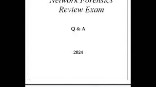 NT 344 Computer and Network Forensics Review Exam Q & A 2026 (Complete And Verified Study material)