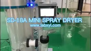 XIANGYI SD-18A spray dryer operation video