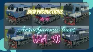 BRW PRODUCTIONS | AERODYNAMIC LOCOS | WDM - 3D |                  CONTACT BSAM : 6382674341