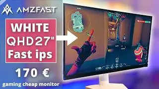 &Eacute;CRAN GAMING BLANC : La P&Eacute;PITE &agrave; 170&euro; ? (Test Amzfast QHD 200Hz)