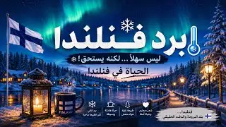 برد فنلندا مو طبيعي! جولة بين الثلج ومحلات غريبة🇫🇮🇸🇪