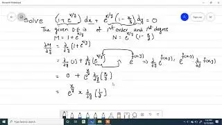 Problem on Exact DE Part-1