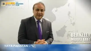 Dr Musa Shaikh | Naya Pakistan Investment Conference | Berkeley Middle East Investors Club