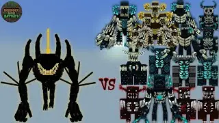 Remake OP Beast Bendy vs Warden Plus | Minecraft Bedrock | Mob Battle
