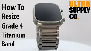 How to Resize Grade 4 Titanium Band - Ultra Supply Co