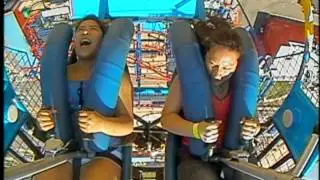 Slingshot Ride at Luna Park in Coney Island