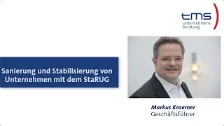Sanierung ohne Insolvenz: StaRUG im &Uuml;berblick