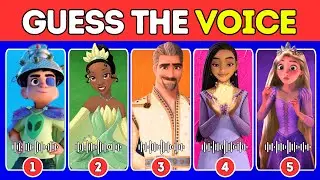 Guess the Disney Characters by Their Voice 🎤👑 Disney Quiz