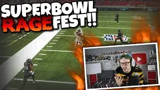$150 Controller Gets Destroyed in SuperBowl because of this... Madden 19 Rage Fest!!