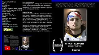 Wyatt Elmore, American River College P/KO 45-60 yr Punting