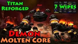 DEMONIC Last-Minute Molten Core PUG on the Chinese Servers | Titan Reforged